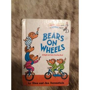 Vintage Dr Suess book club edition 1969 Bears On Wheels Children The Berenstains